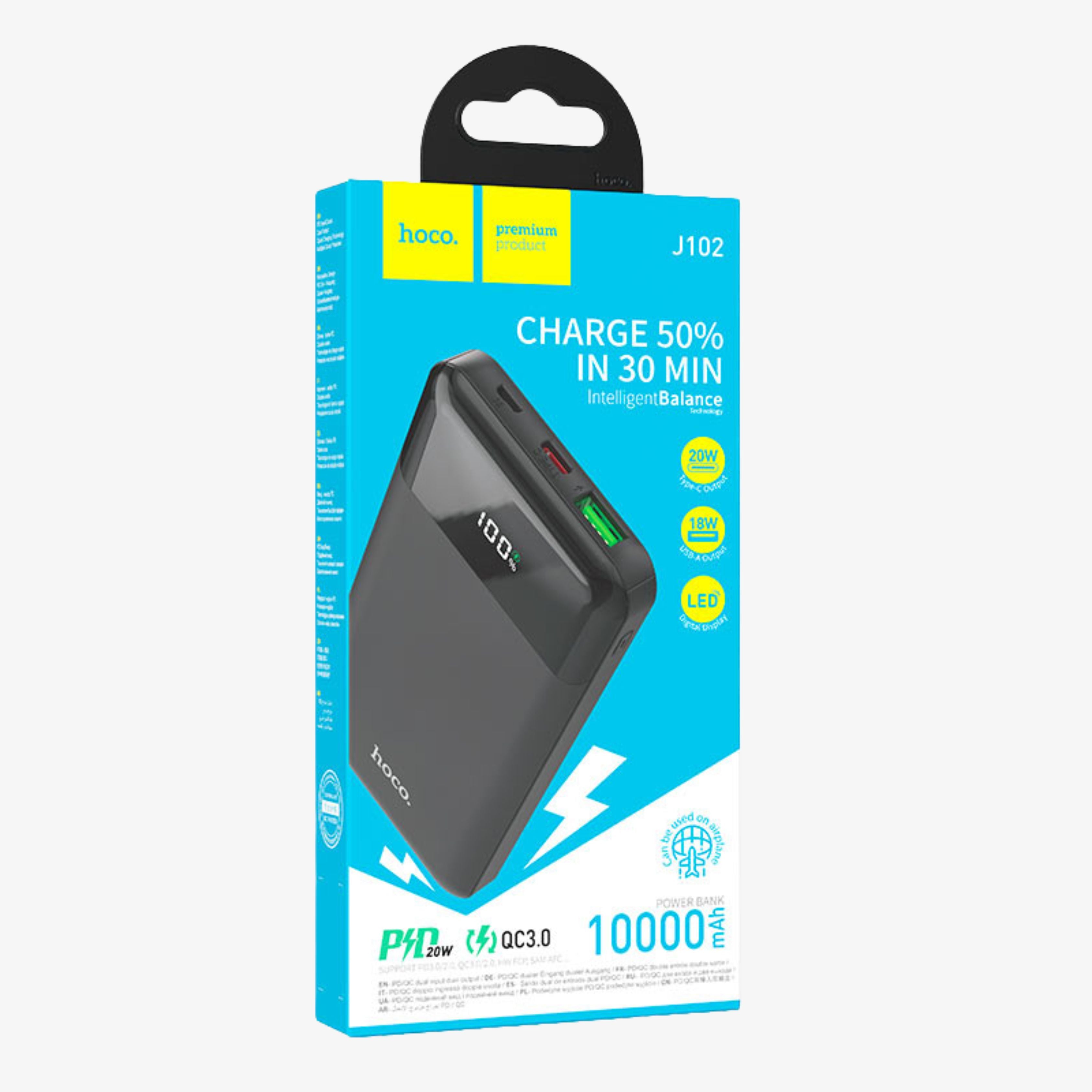 Power Bank-charge50%in 30 min