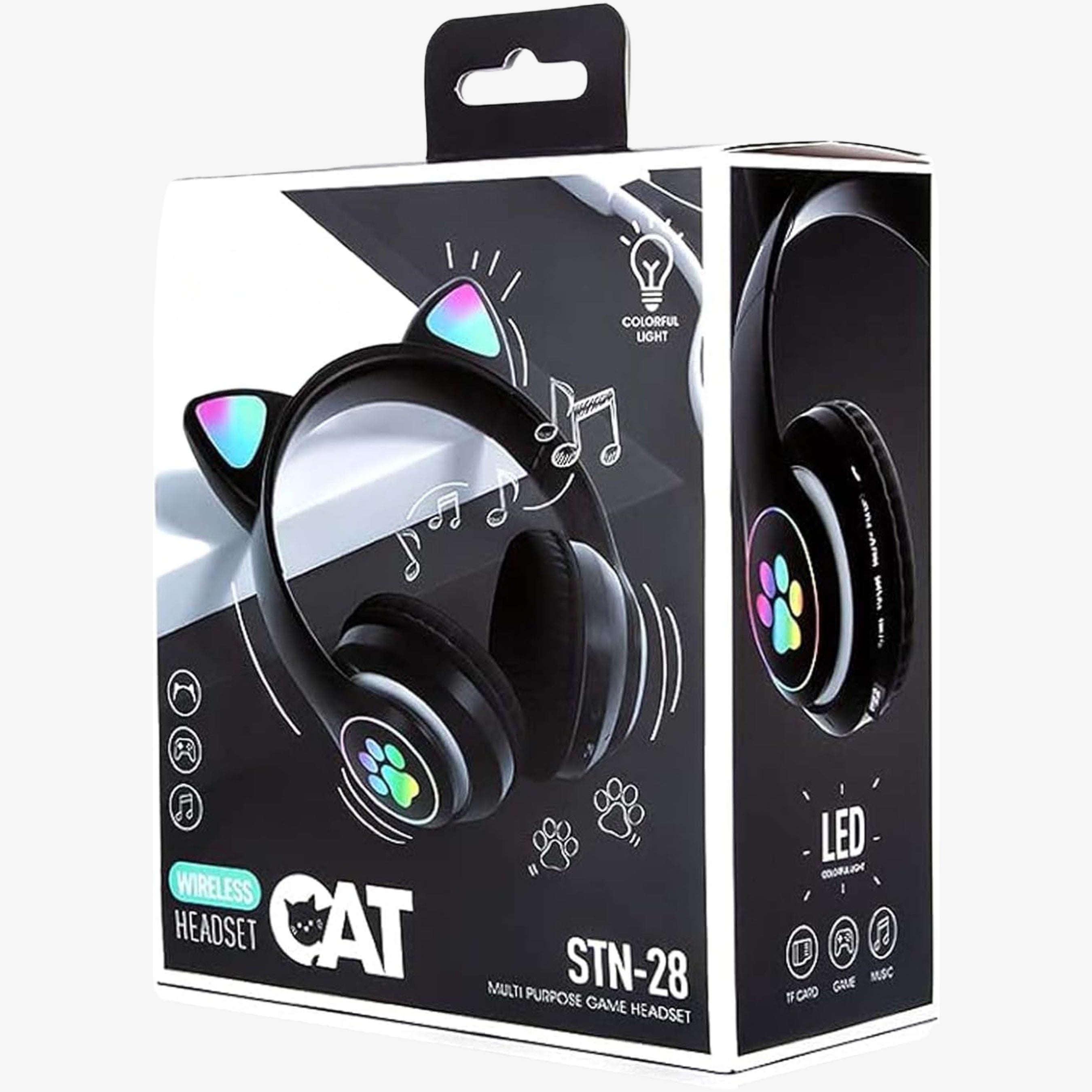 CAT Wirless GAME HEADSET - Colorful Light