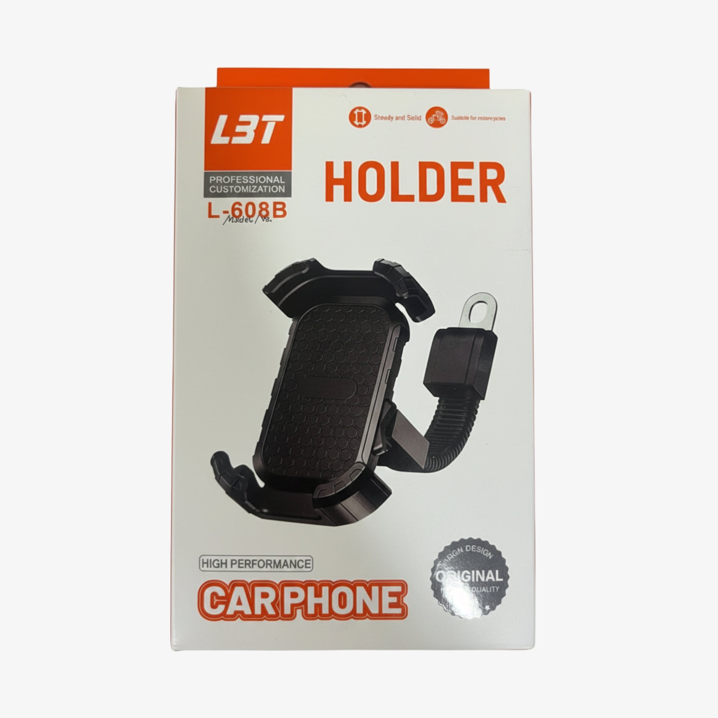 Mobile Holder-L-608 B- motorcycle Mobie Holder