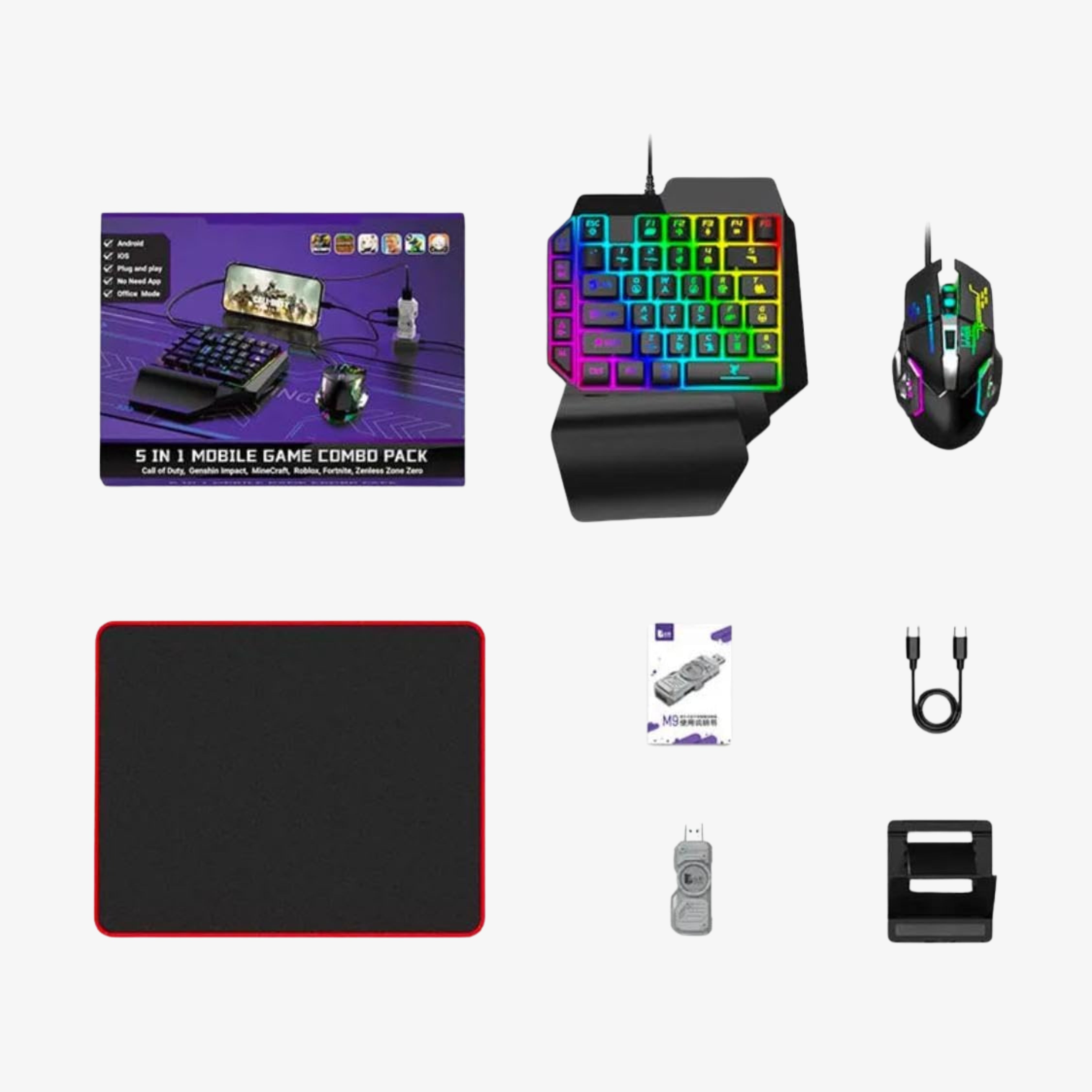 5 IN 1 Mobile game Combo Pack