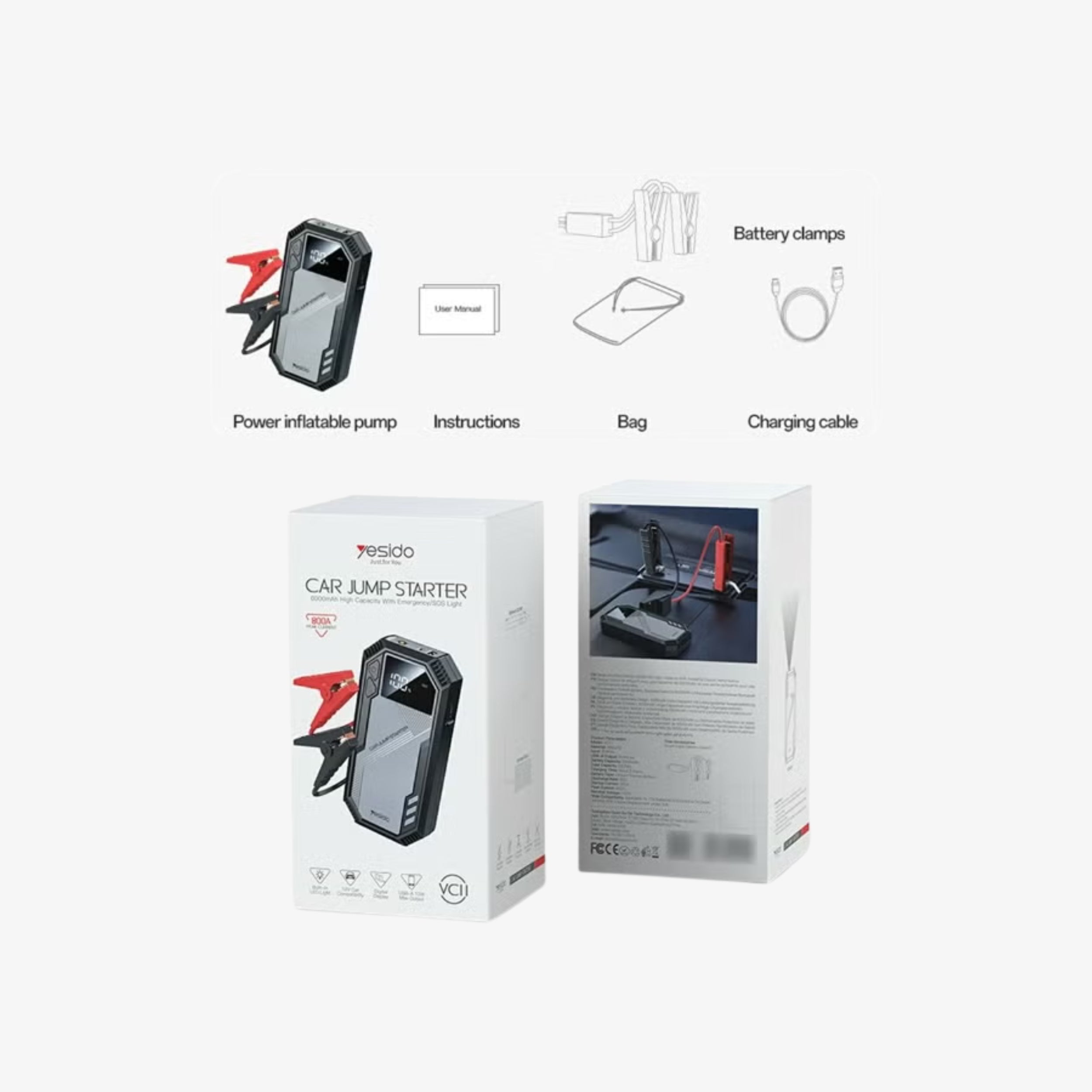 CAR JUMP STARTER - 6000mAh