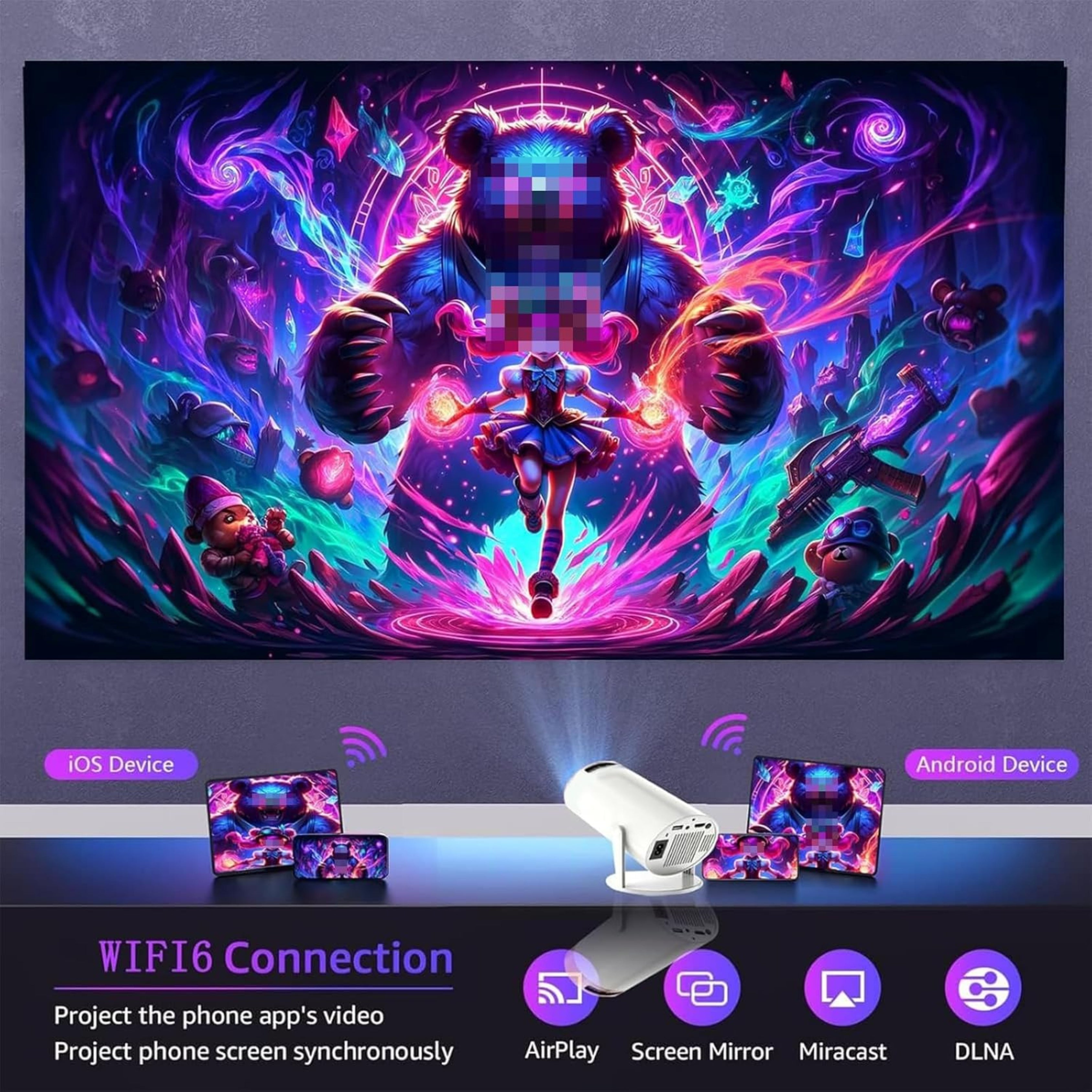 Game Projector 2-in-1