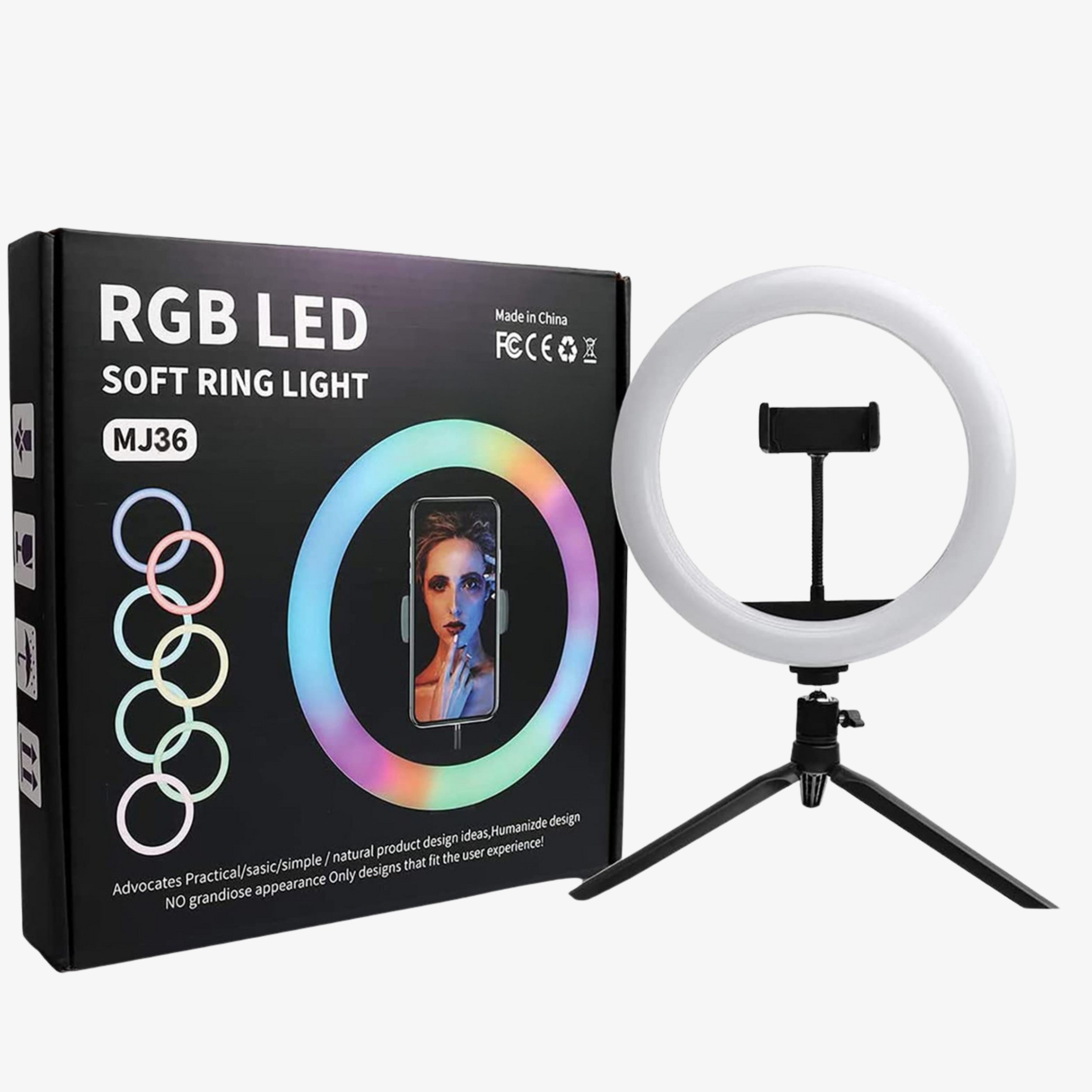 RGB LED Soft Ring Light - MJ36