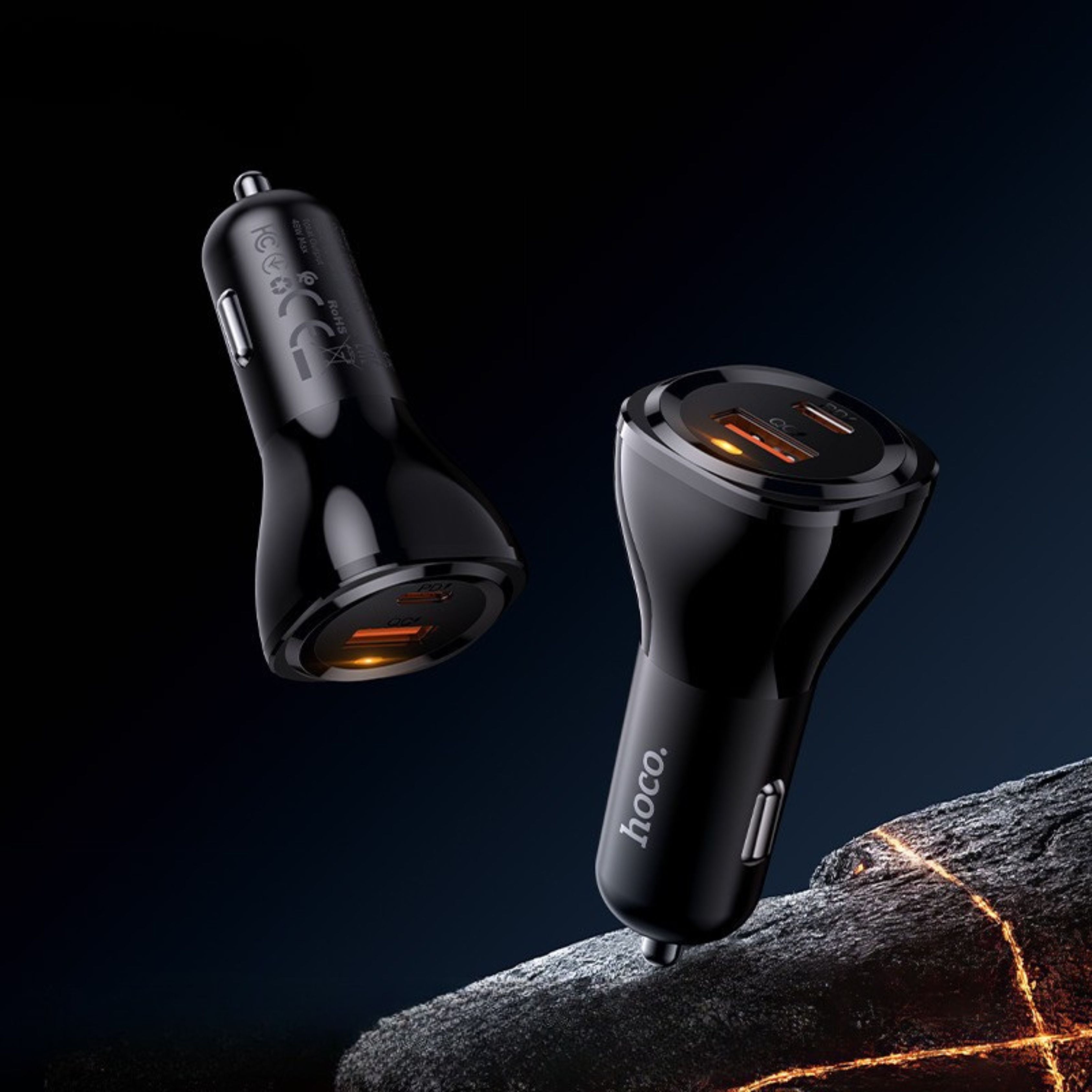 PD30W+QC18w- fast car charger-DZ27