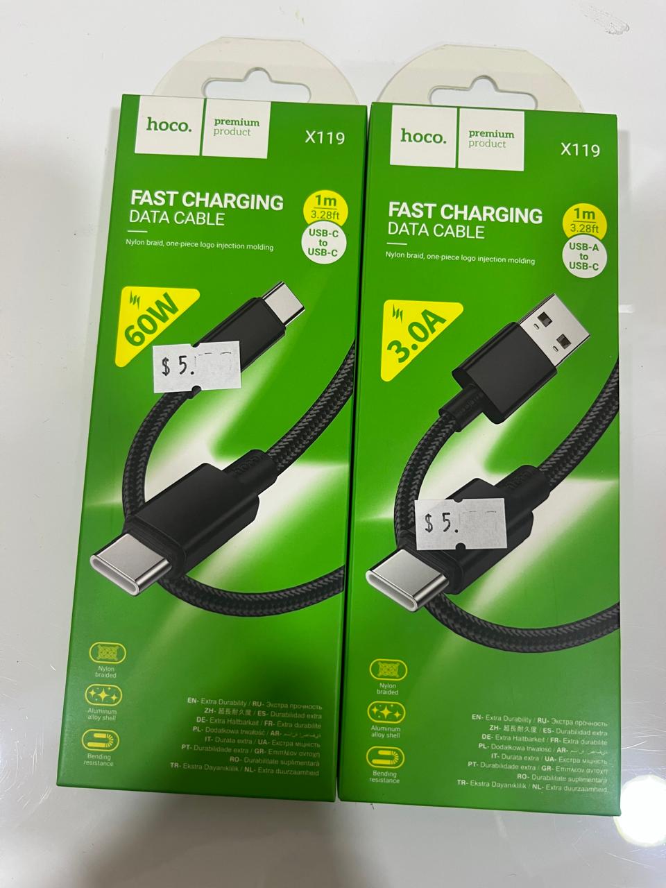 Fast Charging Data Cable - USB-A to USB-C /2.4A