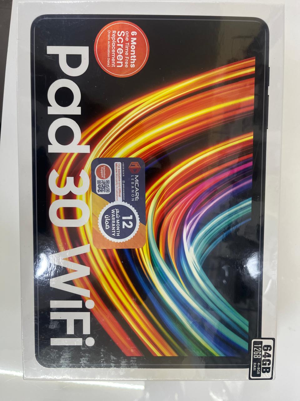 Pad 30 WiFi-64GB- 12GB-4+8GB RAM