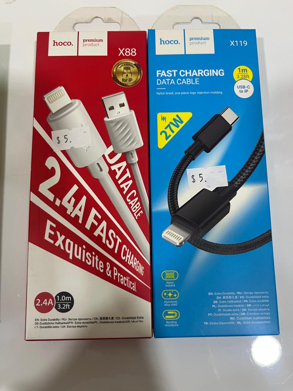 Fast Charging Data Cable - USB-C to IP /27W