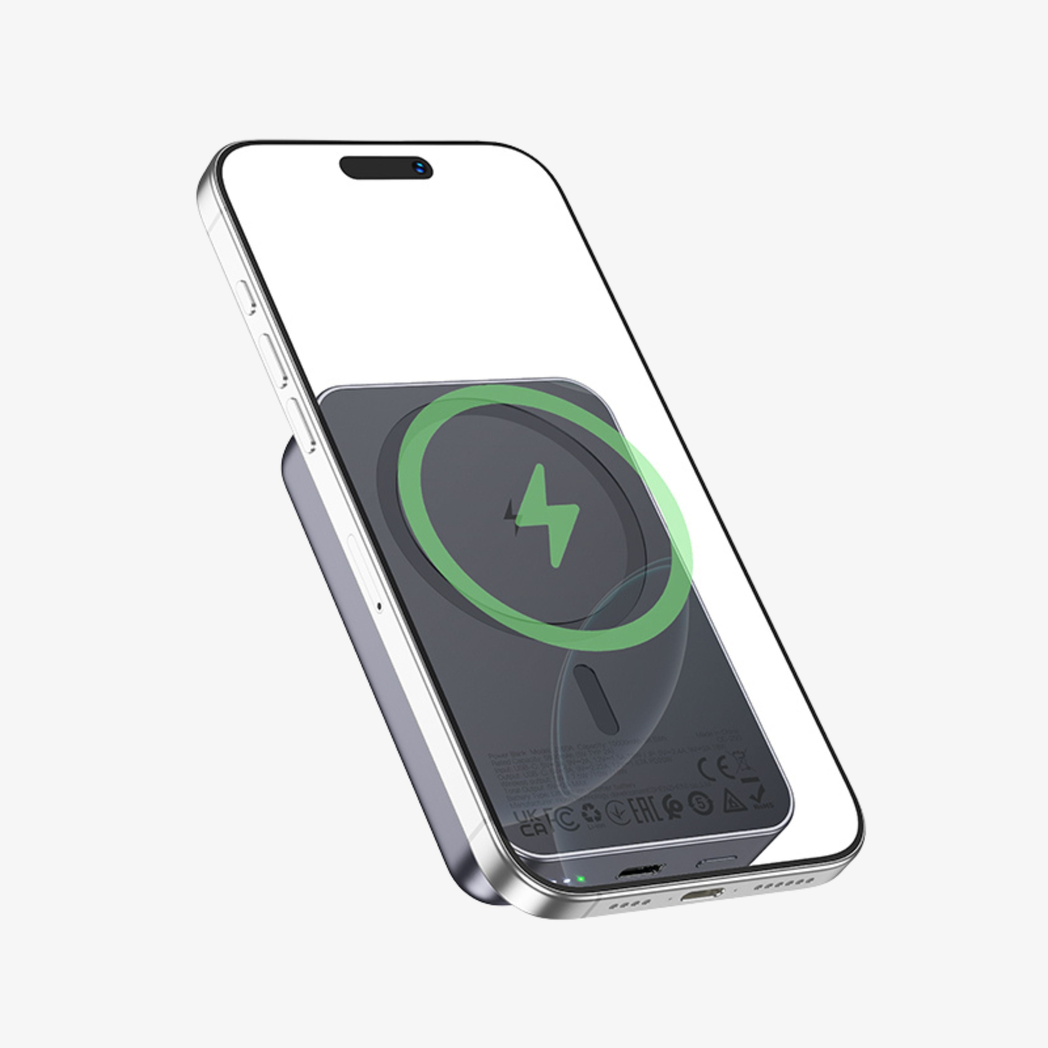 Portable Magnetic-Wireless Charging Power Bank