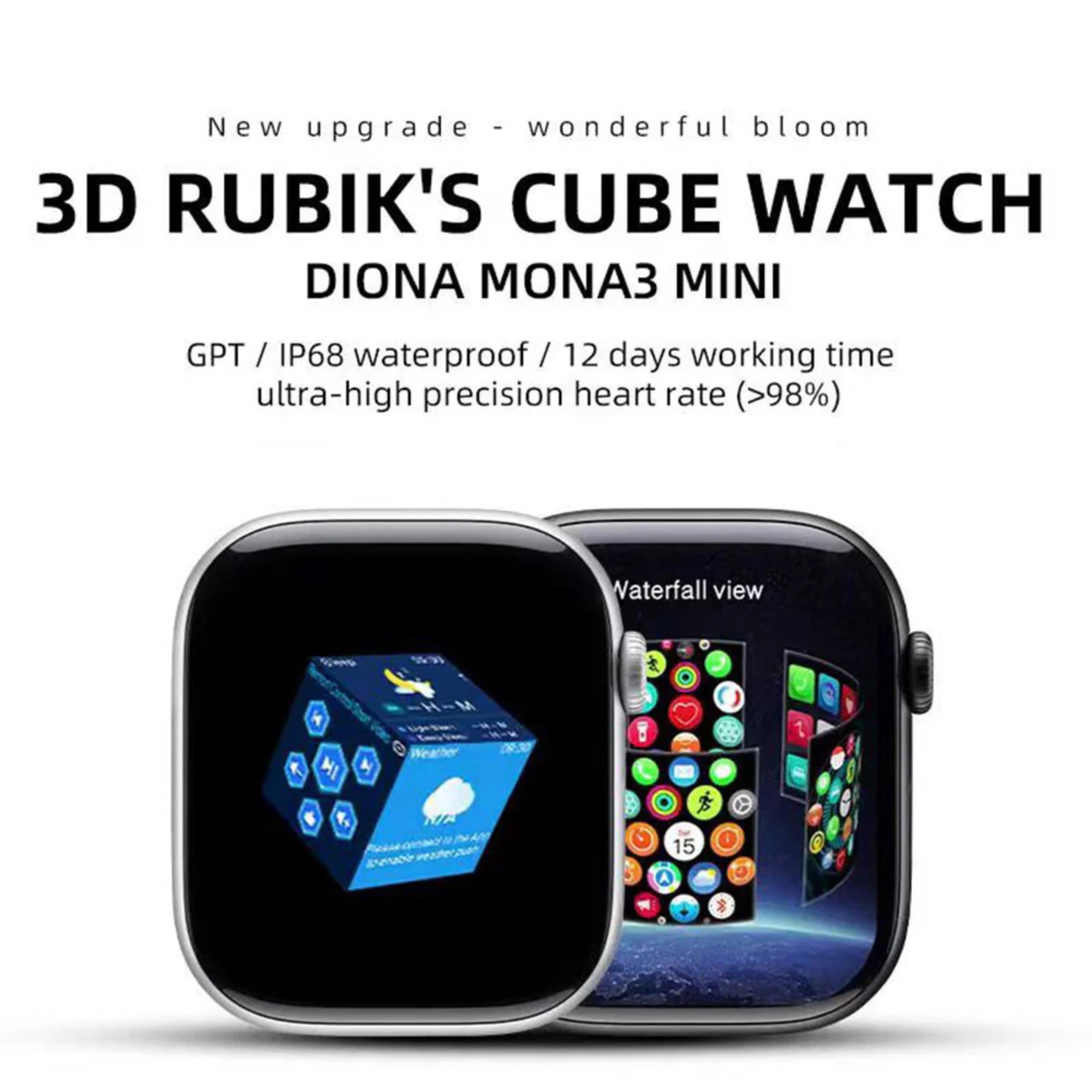 Smart Watch Mona3 Mini- Double Strap