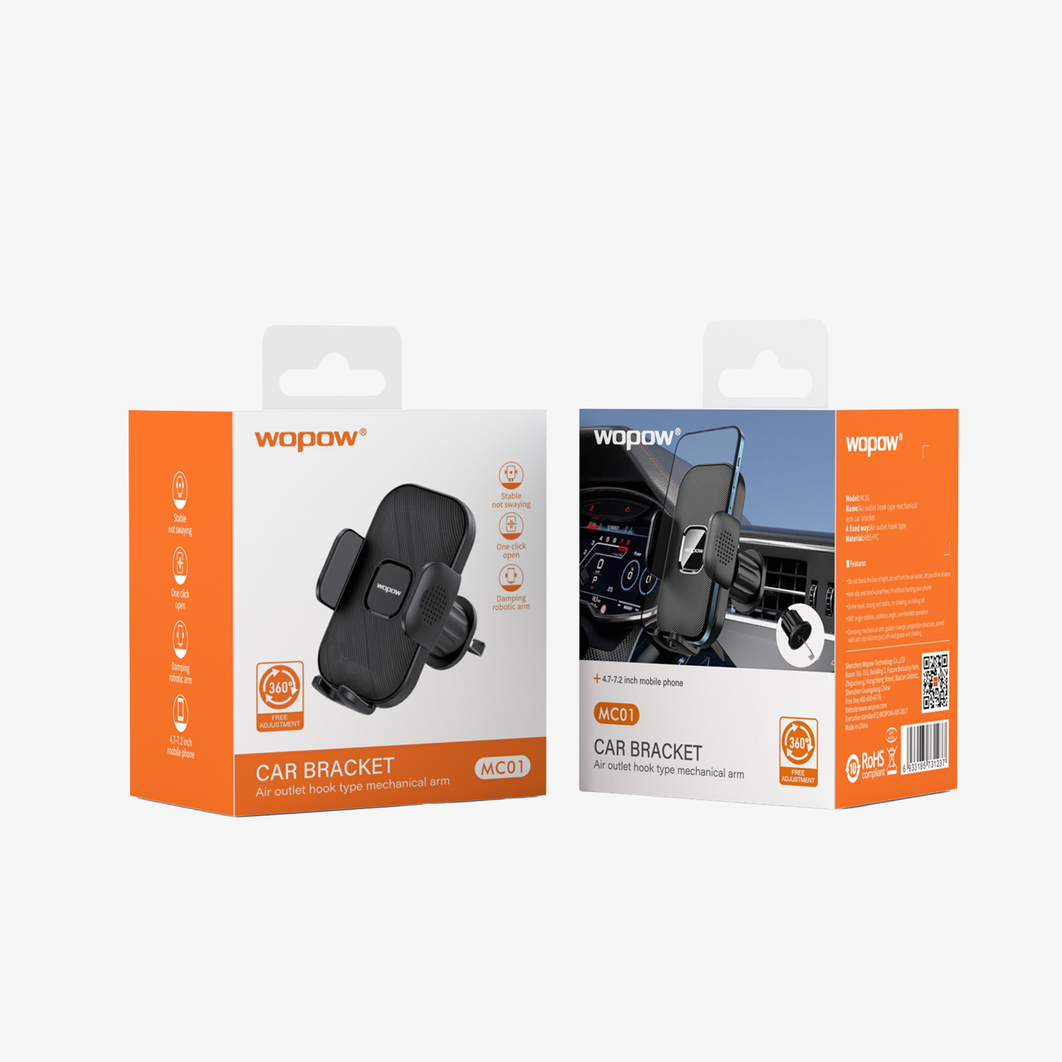 Mobile Holder- car Bracket -MC01