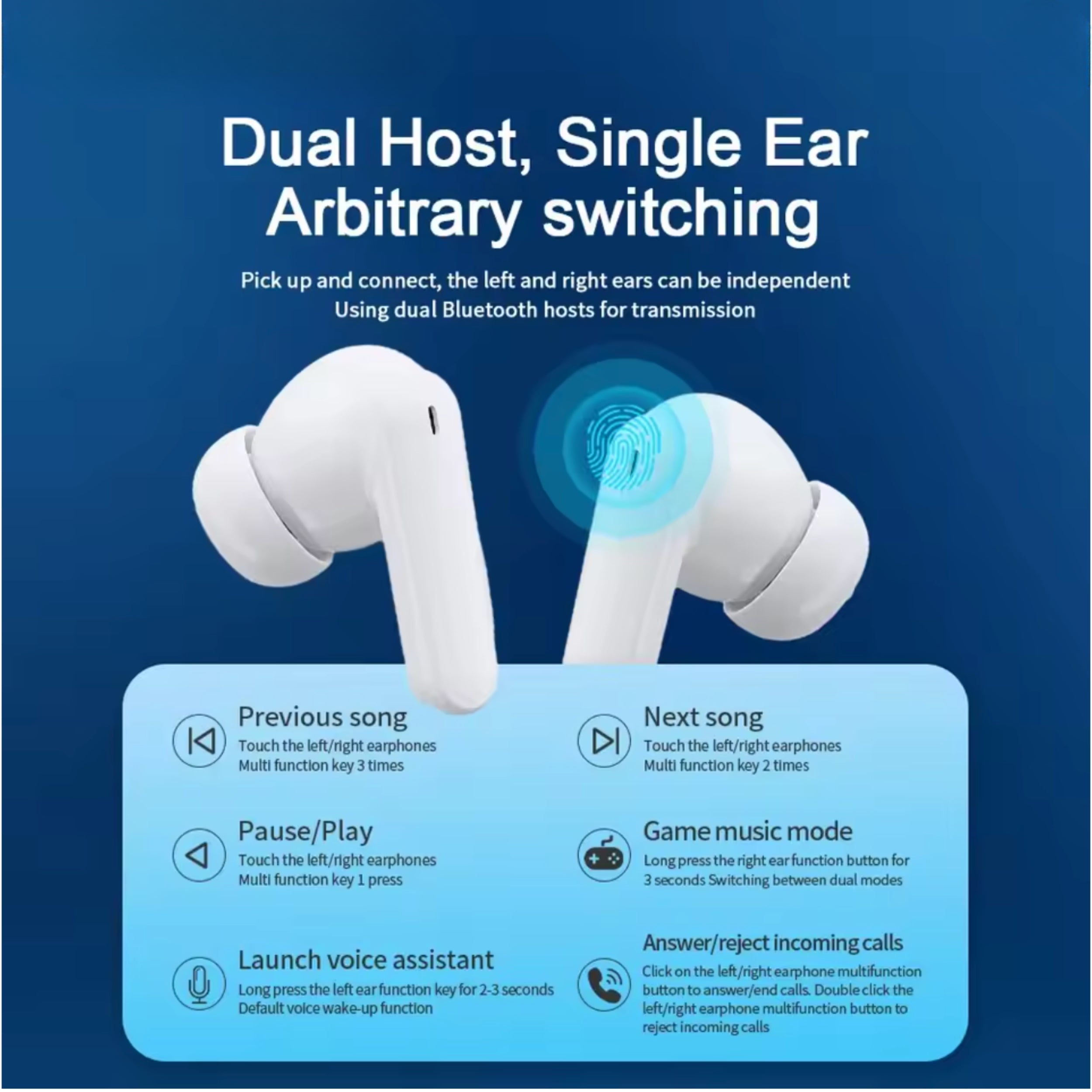 TWS Bluetooth Earbuds - EW322