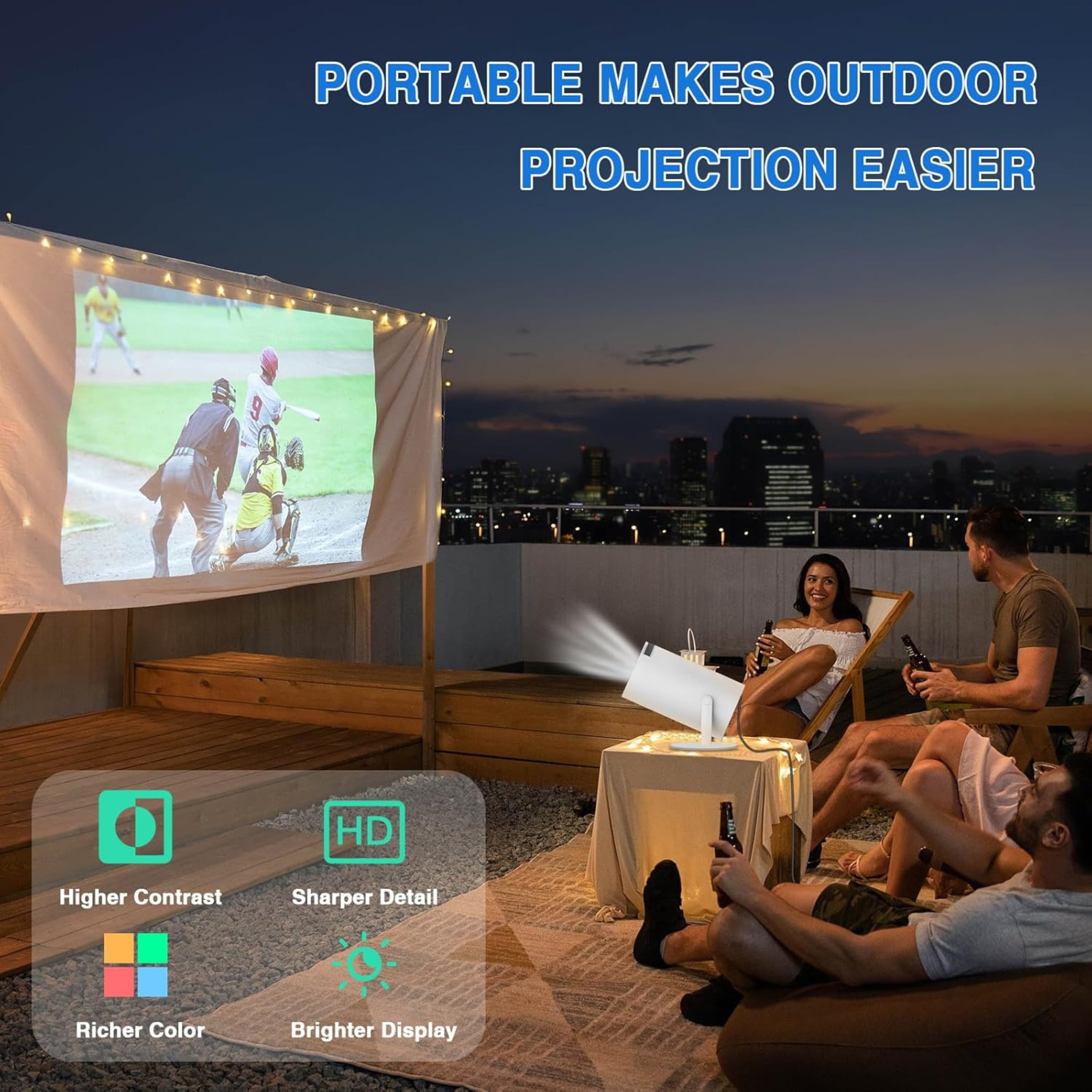Game Projector 2-in-1