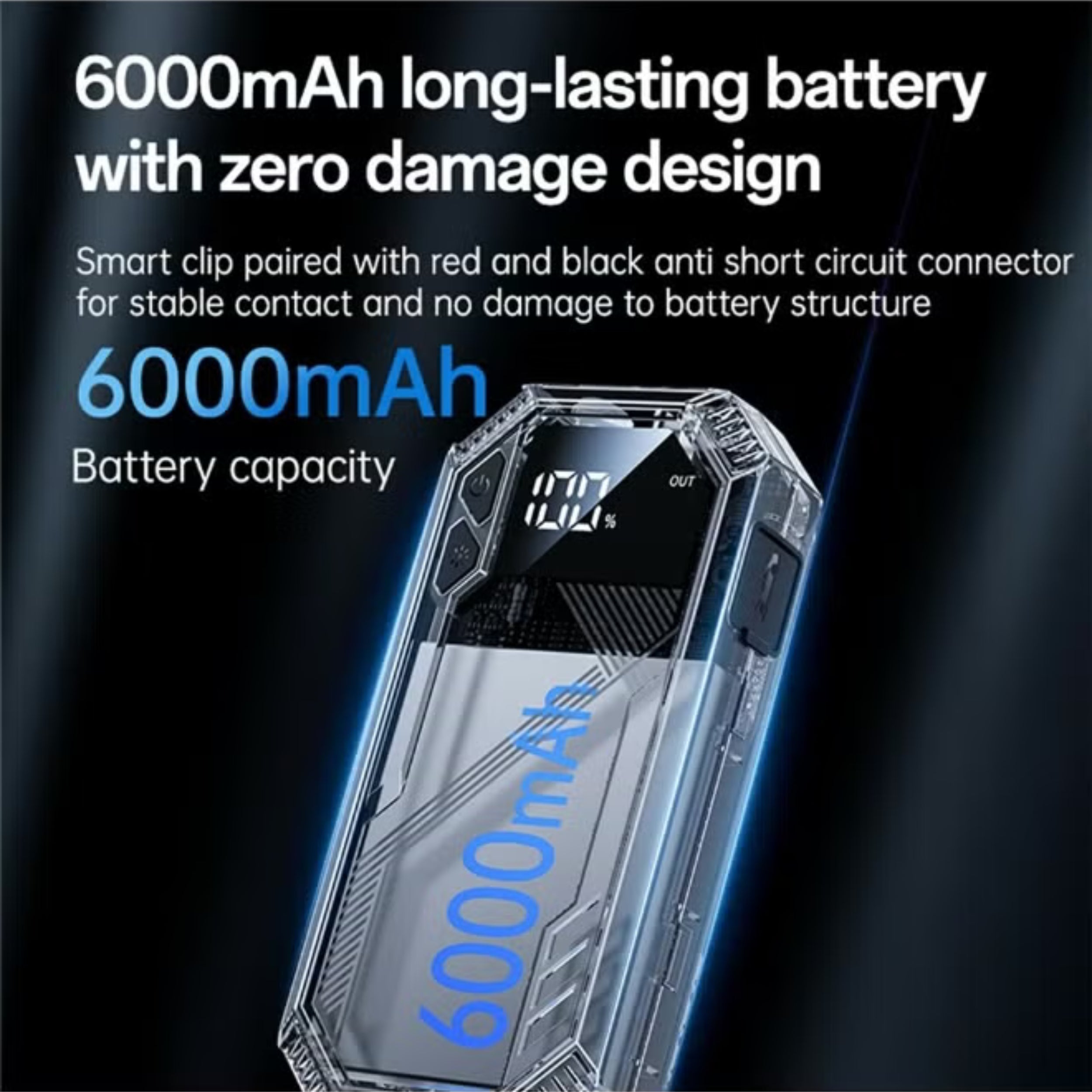 CAR JUMP STARTER - 6000mAh