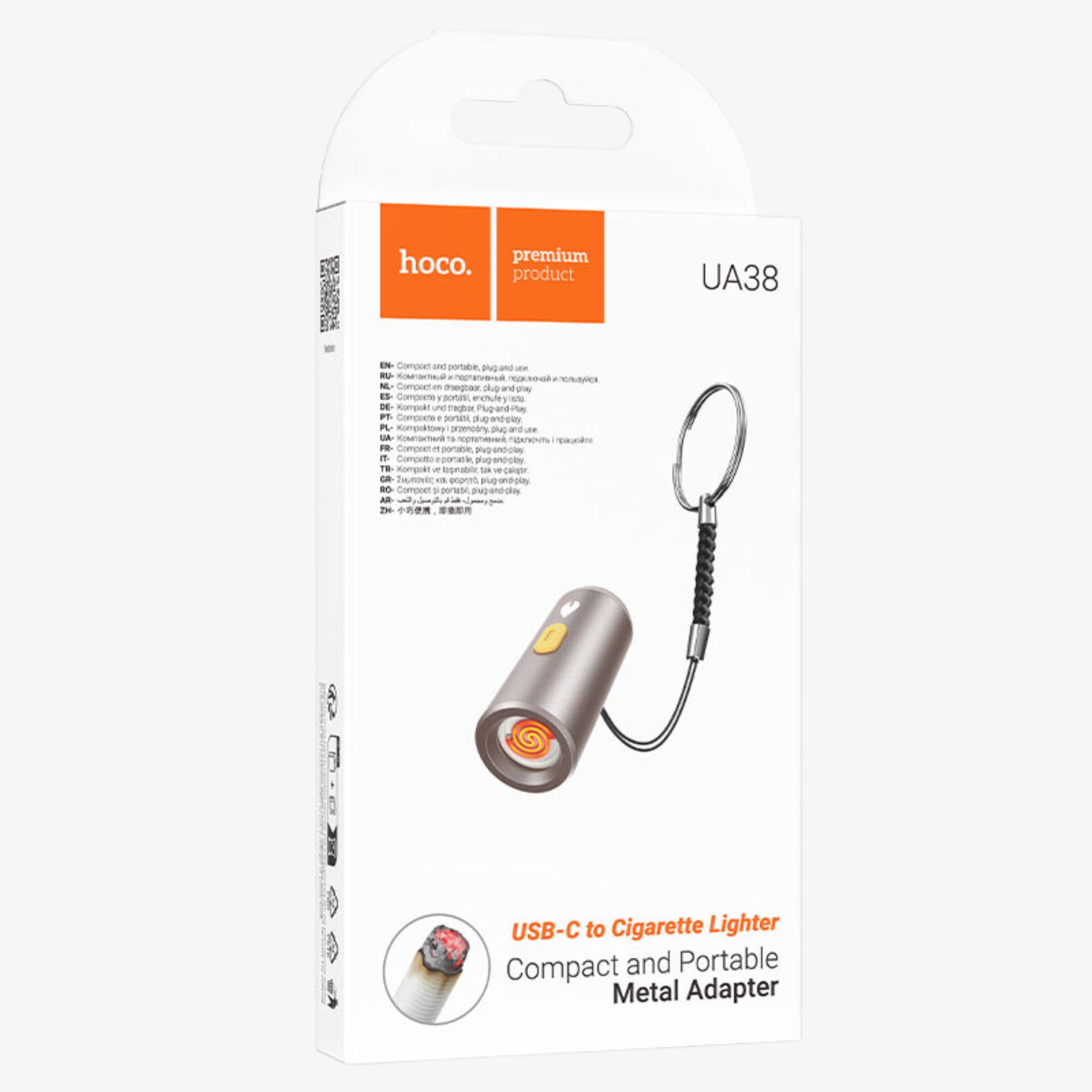 USB-C to Cigarette Lighter- Compact & portable