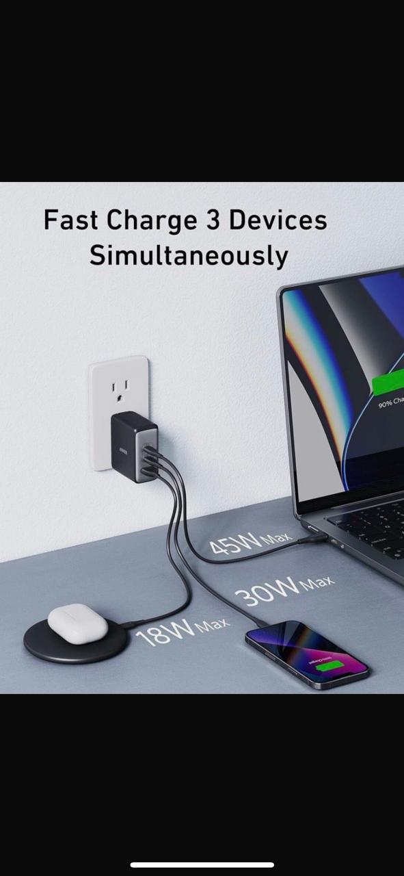 Anker Zolo (70W, 4 Ports) 34‰ smaller